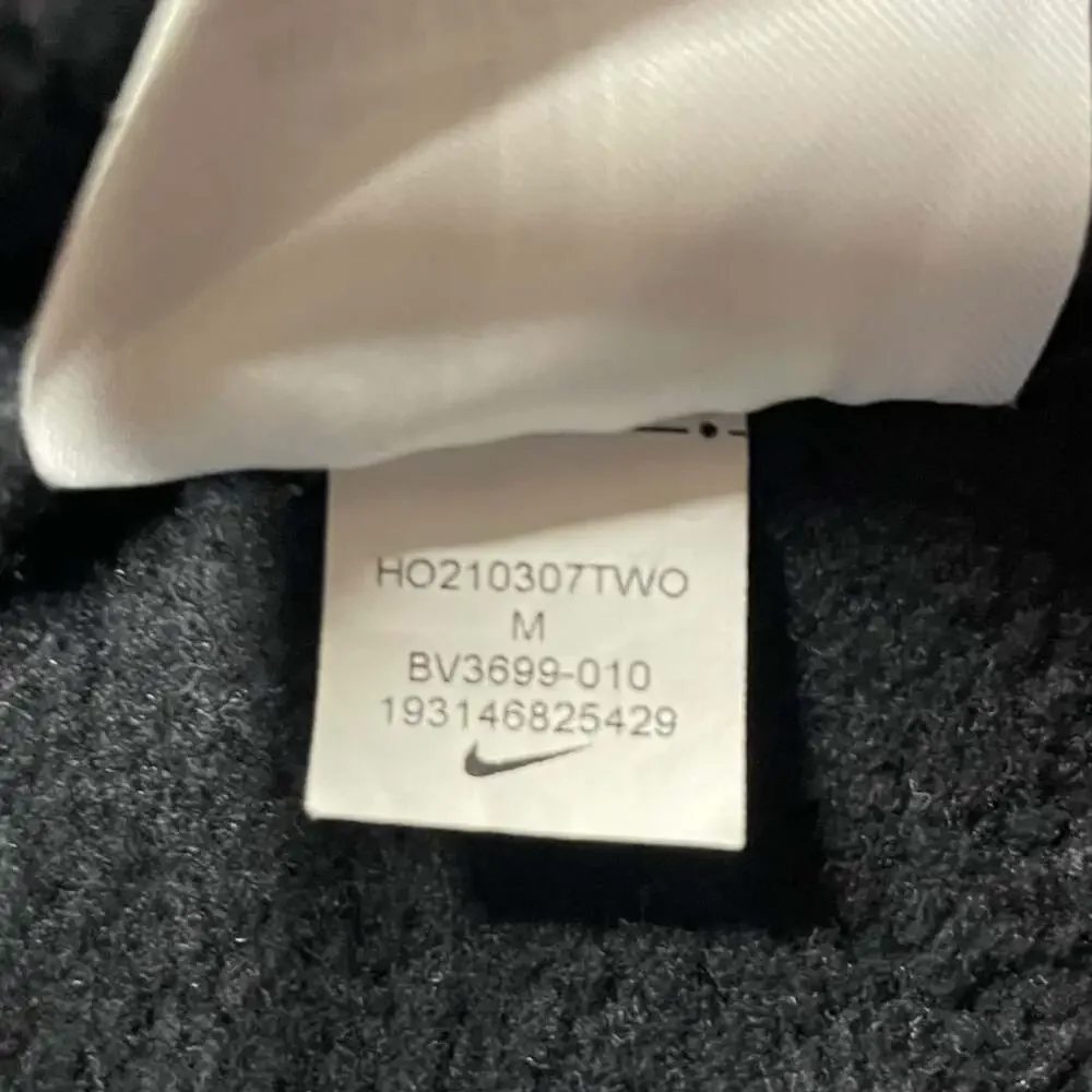 Nike Youth Sportswear Club Fleece Full Zip Hoodie Black Size M